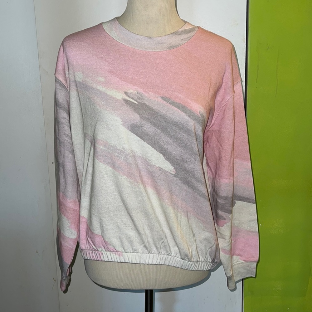 Splendid small pink/gray/white top New With Tags